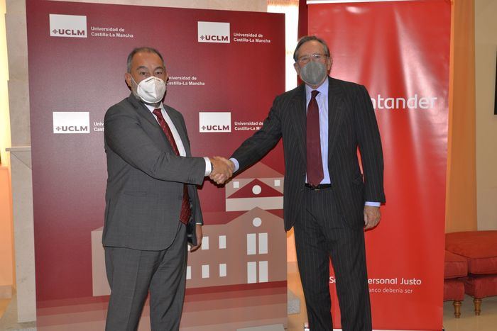 La UCLM y Banco Santander reafirman su colaboración en formación, investigación, empleabilidad y emprendimiento