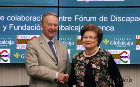 La Fundación Globalcaja renueva su apoyo al Fórum de la Discapacidad de Cuenca
