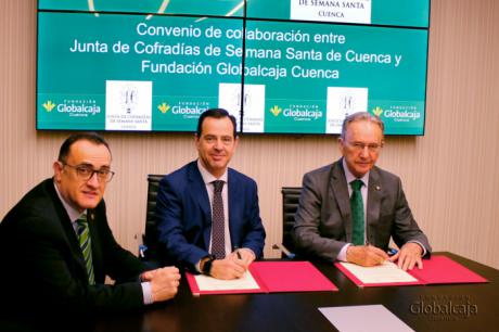 Renovado el convenio de la Fundación Globalcaja Cuenca con la Junta de Cofradías para la Semana Santa 2020
