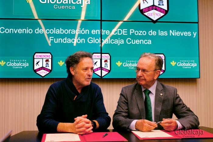 La Fundación Globalcaja Cuenca, con el equipo femenino CD Pozo de las Nieves