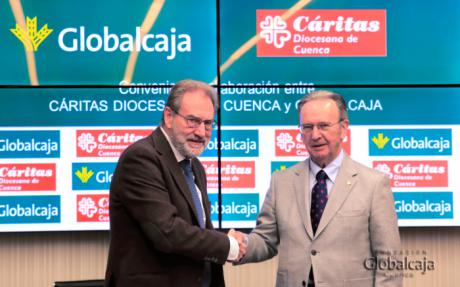 Globalcaja y Caritas Diocesana de Cuenca firman un convenio para ayudar a los colectivos mas vulnerables de la sociedad