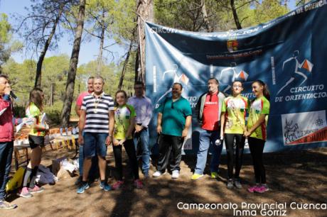 Manuel Díaz e Ylenia Poveda se hicieron con el Campeonato Provincial de Orientación en Motilla