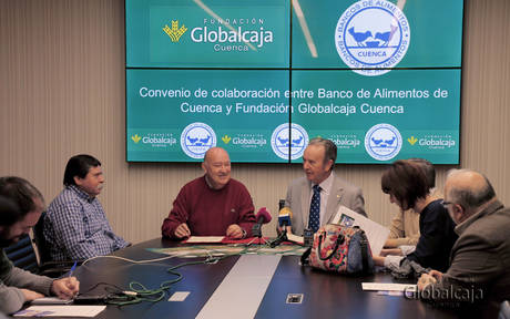 Convenio de la Fundación Globalcaja Cuenca con el Banco de Alimentos