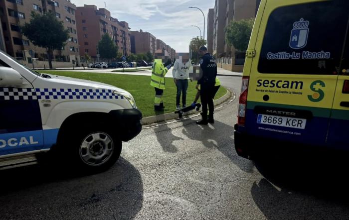 Accidente con patinete eléctrico en Cuenca deja un herido trasladado al hospital