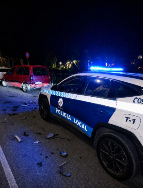 Localizado el conductor que huyó tras causar daños a un coche y una motocicleta en Cuenca