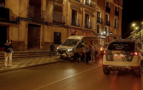 Atropello con herido leve en la Avenida Virgen de la Luz de Cuenca