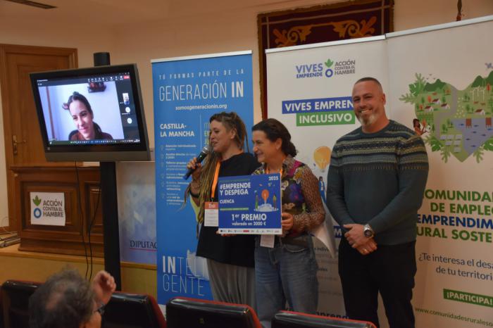 “Emprende y Despega” impulsa en Cuenca el talento emprendedor rural con el apoyo de la Diputación y Acción contra el Hambre