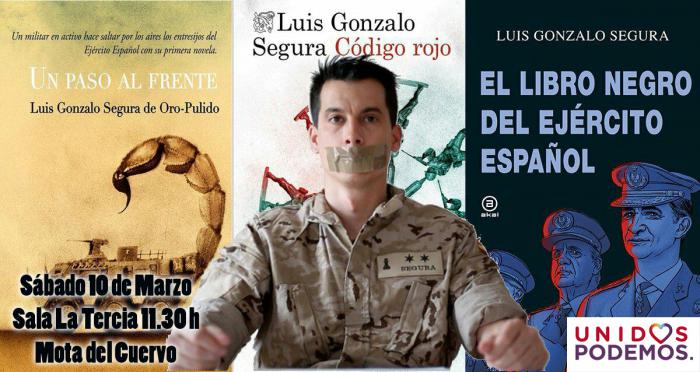 Unidos Podemos presenta el libro del Teniente Segura en Mota del Cuervo