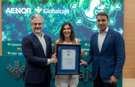 Globalcaja obtiene la certificación de AENOR por el cálculo de su huella de carbono