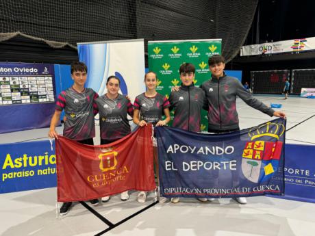 Doble pódium para el Bádminton Albatros Cuenca en Oviedo y Villanueva de la Torre