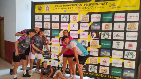 Éxito del Club Bádminton Albatros en el TTR de El Provencio con varios pódiums