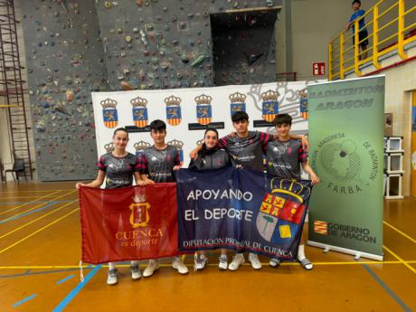 El Club Bádminton Albatros Cuenca brilla en Alfajarín y Cobisa con dos oros, dos platas y tres bronces
