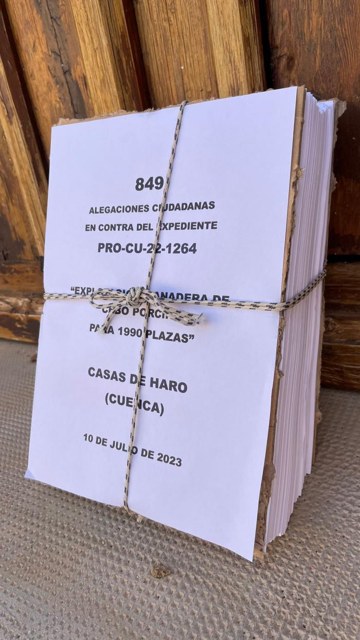 Presentadas más de 800 alegaciones a las macrogranja proyectada en Casas de Haro