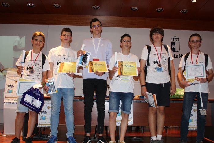 Tres conquenses premiados en la Olimpiada Matemática de Castilla-La Mancha 2019