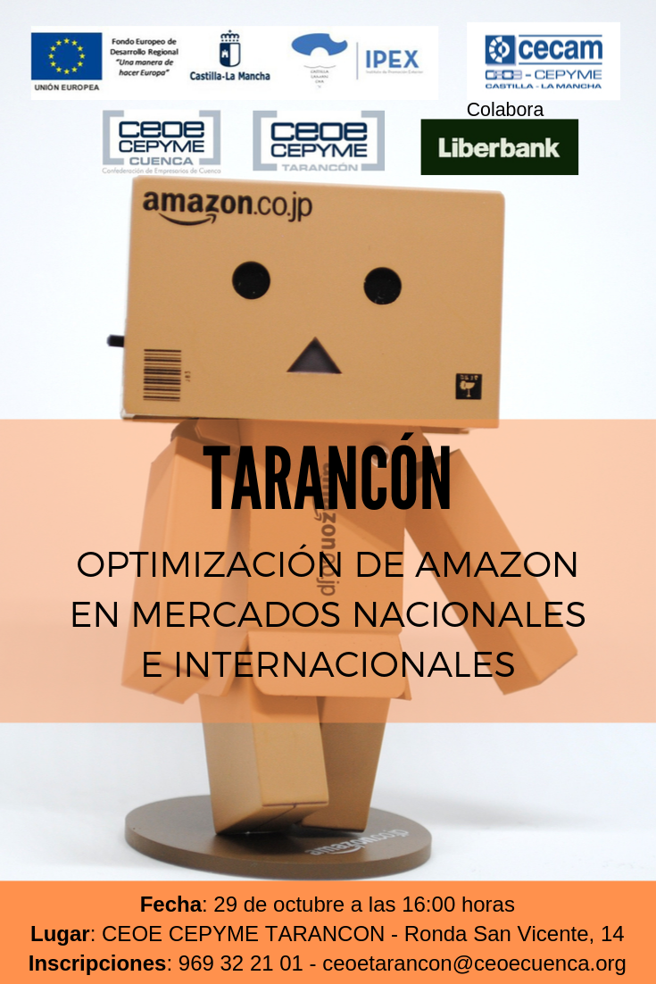 CEOE CEPYME Tarancón celebra este martes una jornada sobre Amazon y mercados internacionales