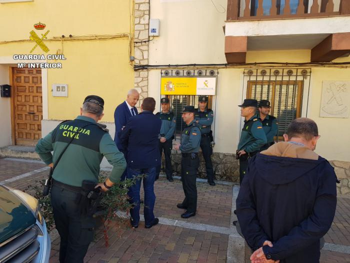 El Subdelegado del Gobierno visita varios acuertelamientos de la Guardia Civil en la provincia