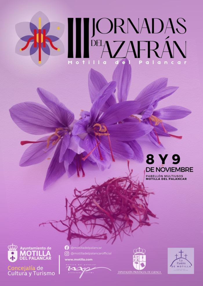 Motilla del Palancar celebra las III Jornadas del Azafrán con un completo programa de actividades culturales y gastronómicas