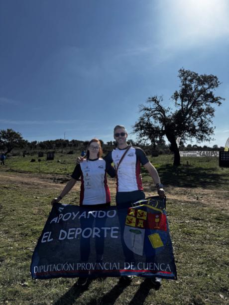 Los arqueros Beatriz Lorente y Paolo Ocaña firman una buena actuación en Sierra de Fuentes
