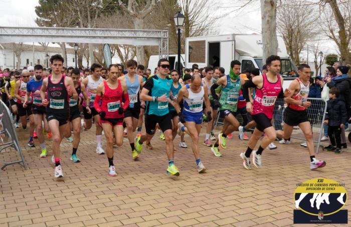 Almudena de la Ossa y Andrés Felipe Sarta revalidan su triunfo en la IX Subida al Castillo de Belmonte 
