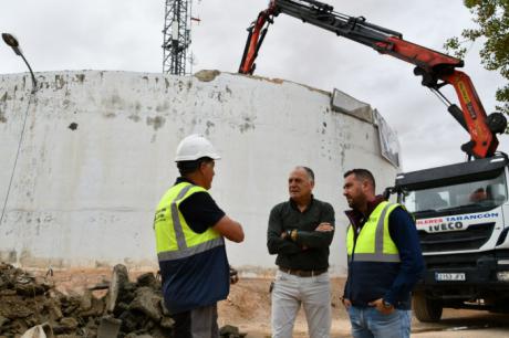 Comienzan las obras de rehabilitación de los depósitos de Tarancón con inversión de 800.000 euros