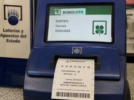 La Bonoloto deja un premio de 58.000 euros en Mota del Cuervo