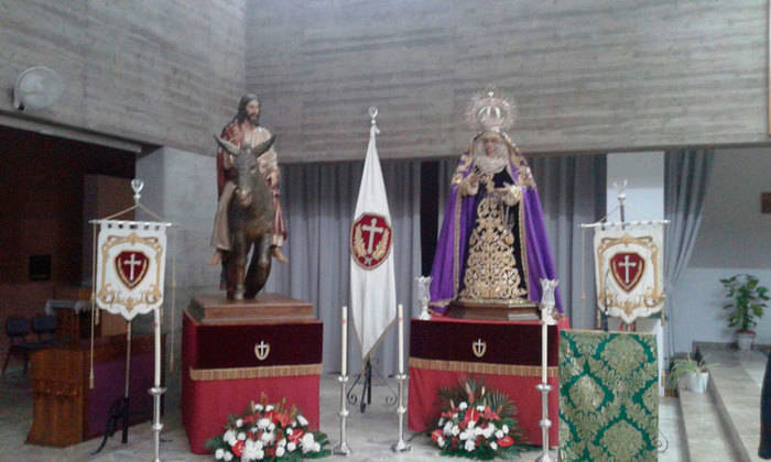 La V. H. de Jesús entrando en Jerusalén celebra este domingo su solemne acto de despedida de la parroquia de Santa Ana