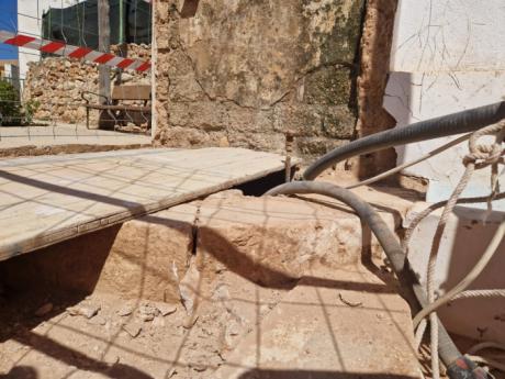 Paran las obras en Puebla del Salvador tras encontrar restos antiguos