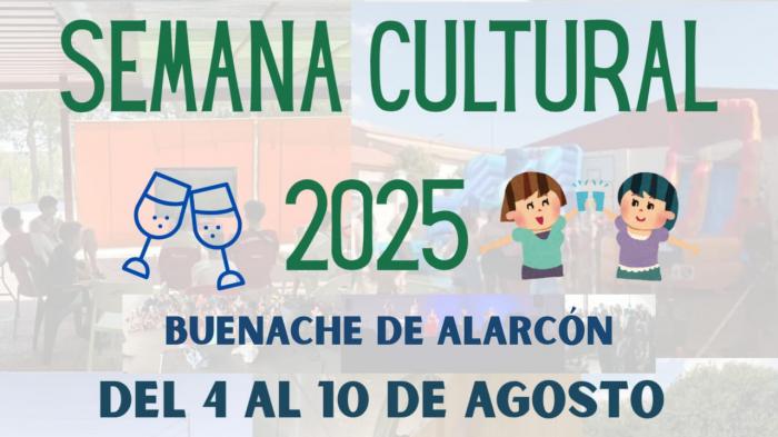 Buenache de Alarcón da la bienvenida al mes de agosto con su tradicional Semana Cultural del 4 al 10 de agosto