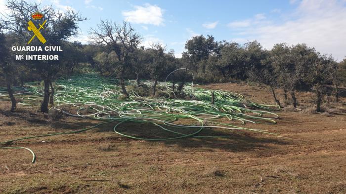 La Guardia Civil investiga a una persona por dos robos de cable de cobre