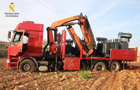 Detenidas 11 personas y recupera doscientos cincuenta kilos de cobre en una operación contra el robo de este metal