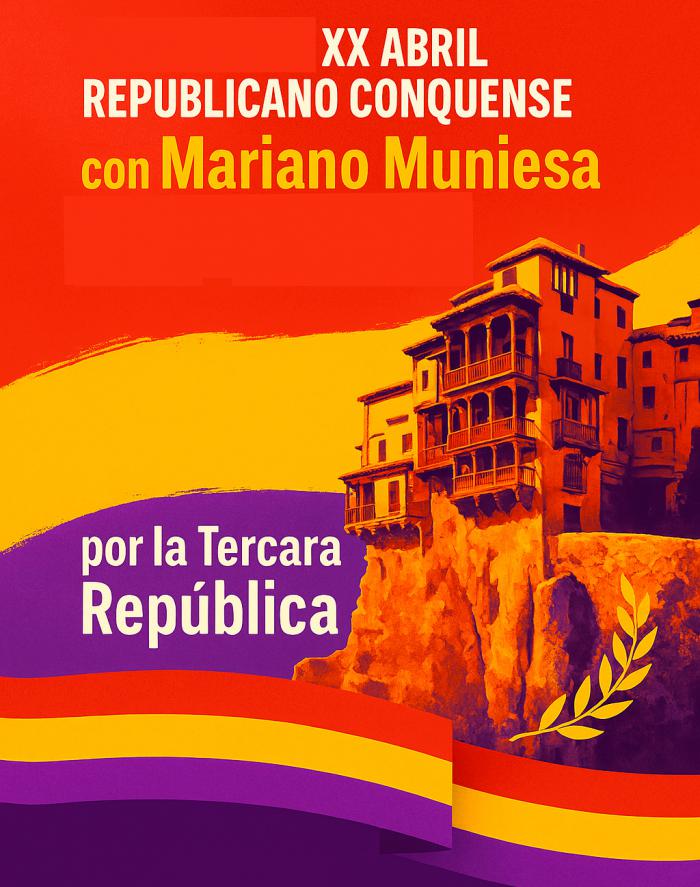 Arranca el XX Abril Republicano conquense con Mariano Muniesa y un mes de memoria, cultura y reivindicación por la Tercera República