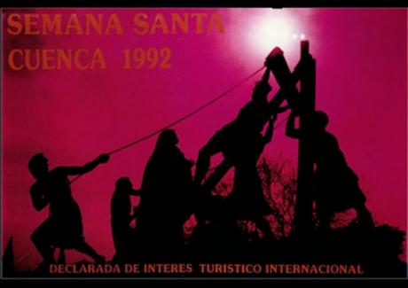 Cartel de la Semana Santa de Cuenca de 1992, obra de Miguel y Ramón Culebras