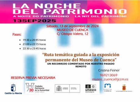 El Museo de Cuenca se suma a “La Noche del Patrimonio 2025” con visitas temáticas gratuitas