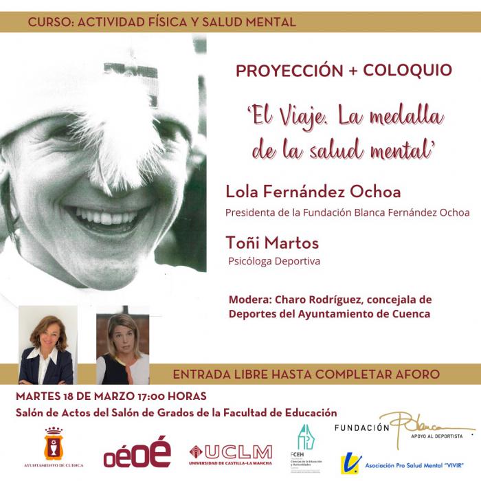 Jornada sobre actividad física y salud mental con la proyección del documental de Blanca Fernández Ochoa