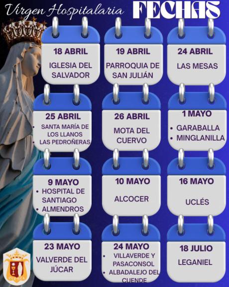La Virgen Hospitalaria de Lourdes llega este fin de semana a Cuenca dentro del Año Jubilar