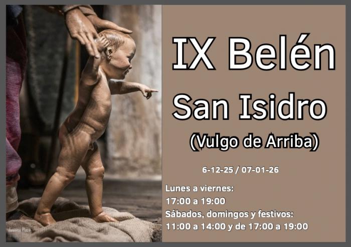 La Ermita de San Isidro acogerá el IX Belén Tradicional y una nueva exposición de dioramas estas Navidades
