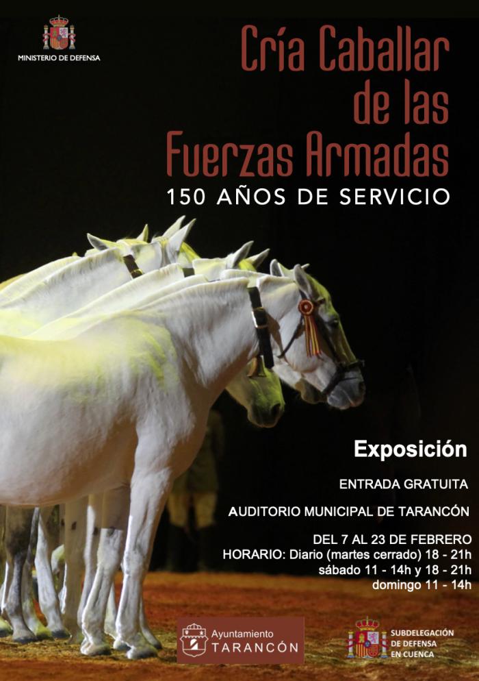 La exposición “Cría Caballar de las Fuerzas Armadas” llega a Tarancón