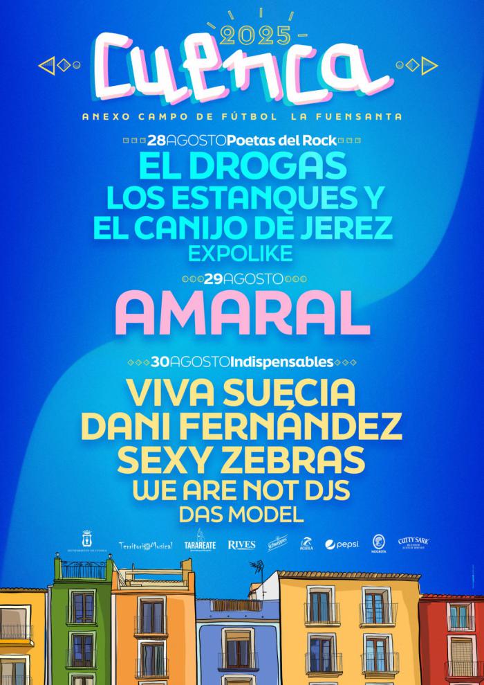 Salen a la venta las entradas para los tres conciertos y festivales de San Julián 2025 en Cuenca