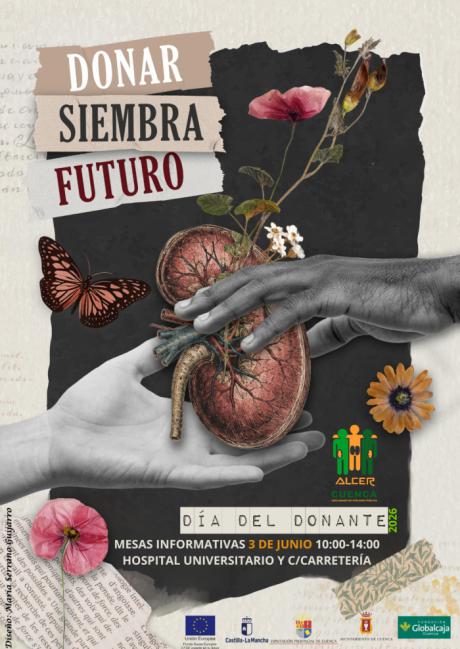 ALCER Cuenca celebra el Día Nacional del Donante con mesas informativas y un llamamiento a la solidaridad
