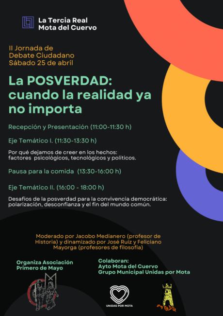 Mota del Cuervo aborda la posverdad en sus II Jornadas de Debate Ciudadano