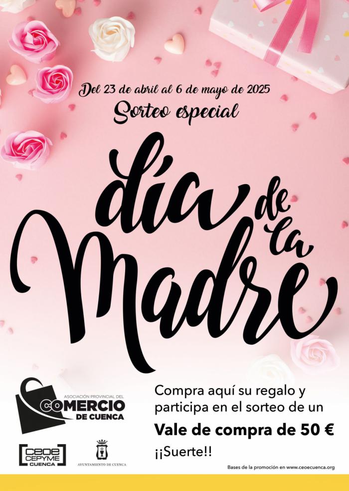 El comercio conquense celebra el Día de la Madre con premios de 50 euros