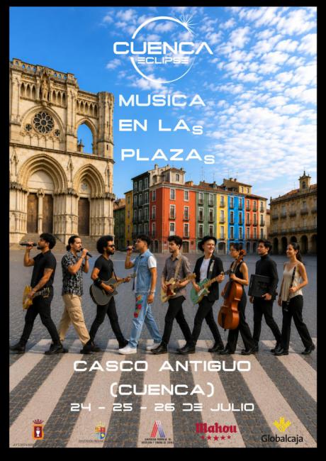 Las plazas de Cuenca se llenarán de música en directo durante tres noches