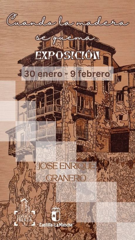 La Sala Iberia acoge la exposición ‘Cuando la madera se quema’ del artista del pirograbado José Enrique Navarro