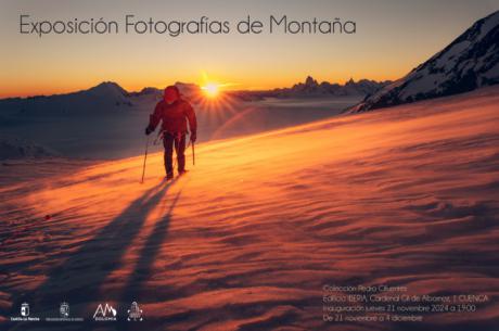 La Sala Iberia acoge una exposición sobre las principales hazañas del alpinista conquense Pedro Cifuentes