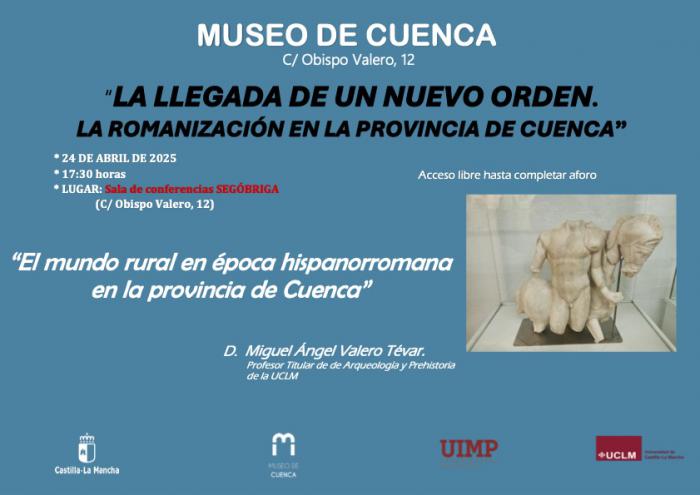 El Museo de Cuenca acoge una conferencia sobre el mundo rural en la Hispania tardorromana