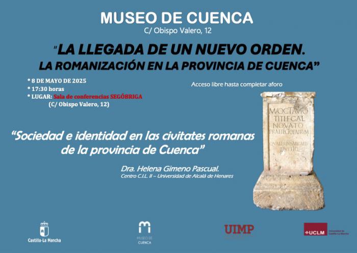 El Museo de Cuenca acoge una conferencia sobre sociedad e identidad en las civitates romanas de la provincia
