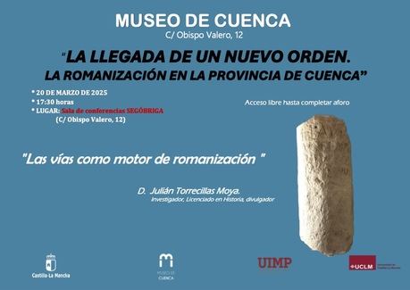 El Museo de Cuenca acoge la conferencia “Las vías como motor de romanización”