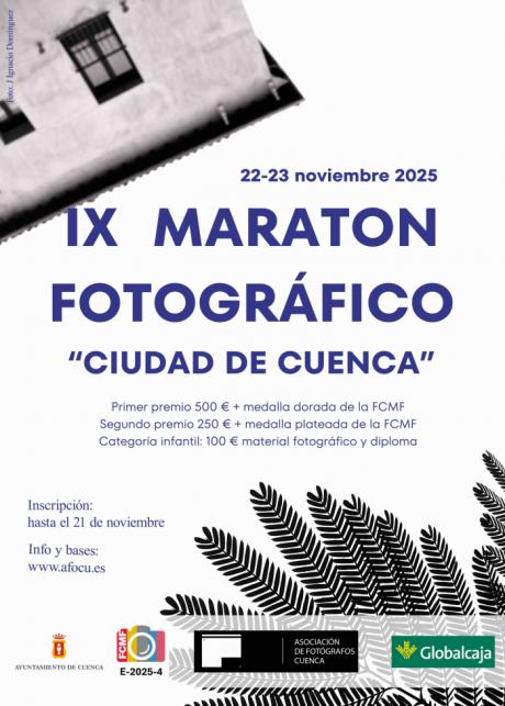 El IX Maratón Fotográfico Ciudad de Cuenca se celebrará los días 22 y 23 de noviembre