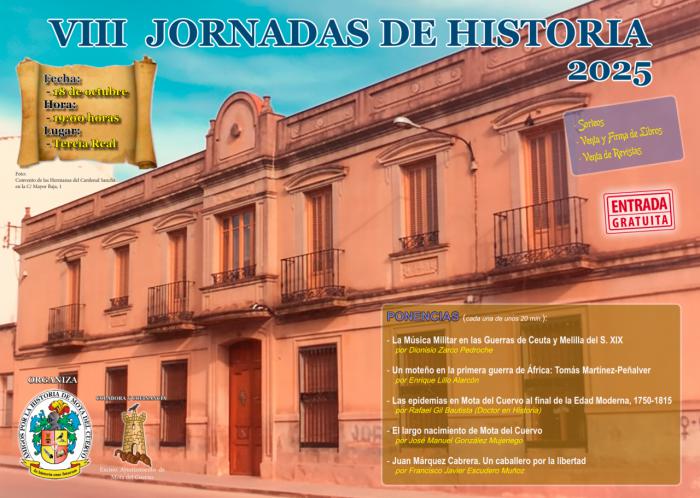 Se celebrarán este sábado 18 de octubre, a las 19:00 horas en la Tercia Real de Mota del Cuervo.