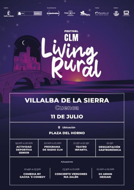 Actividades, horarios y conciertos del Festival CLM Living Rural en Villalba de la Sierra